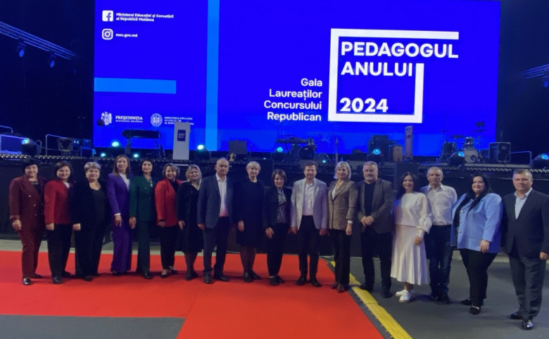 USARB prezentă la Gala Laureaților Concursului republican „Pedagogul Anului”, ediția 2024