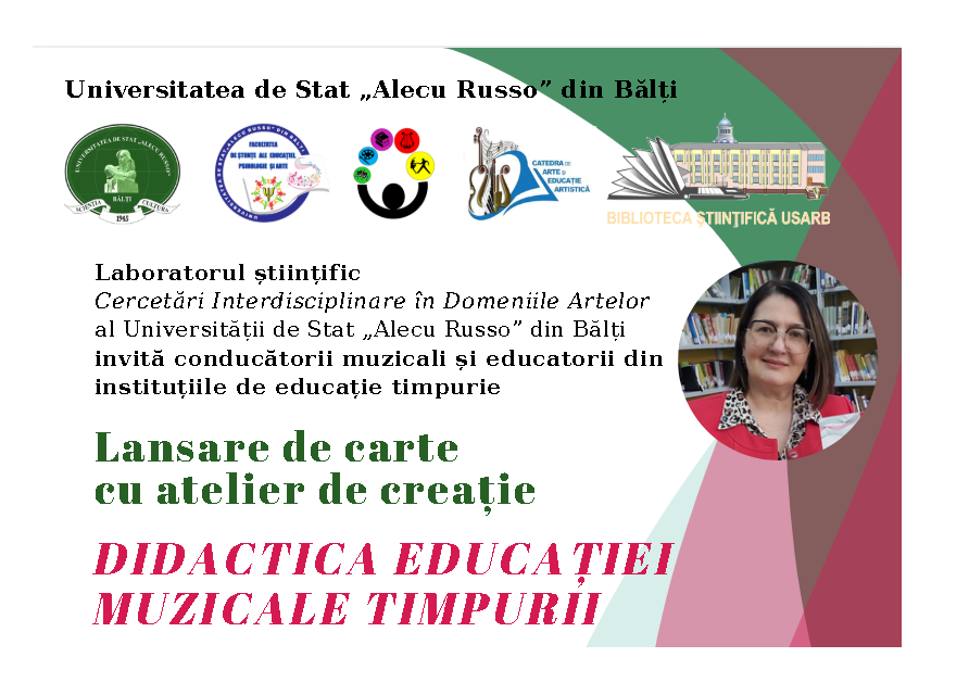 Lansare de carte cu atelier de creație muzicală „Didactica educației muzicale timpurii”