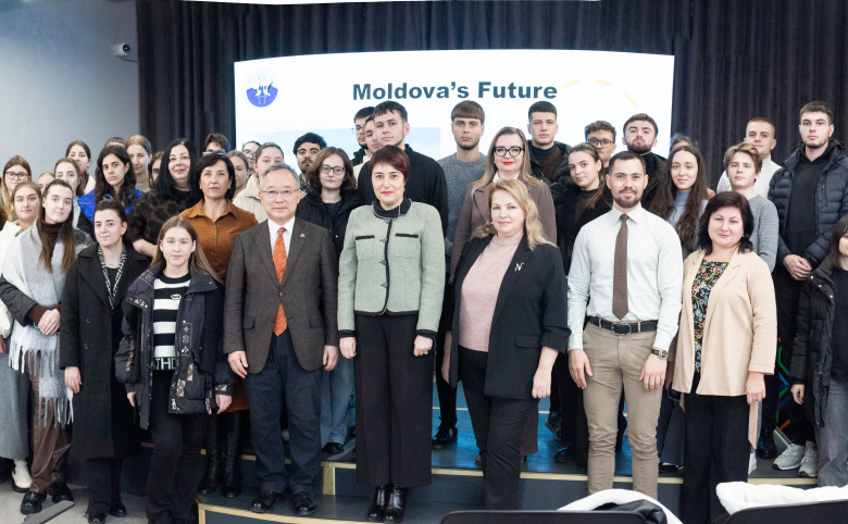 Ambasadorul Japoniei în Republica Moldova, E.S. Yamada Yoichiro, în vizită oficială la Universitatea de Stat „Alecu Russo” din Bălți