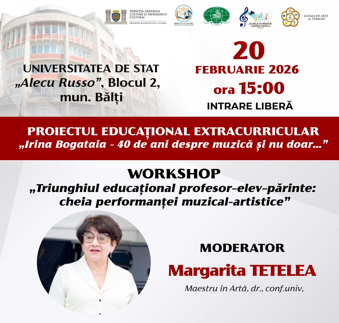 Workshop dedicat excelenței muzical-artistice la USARB