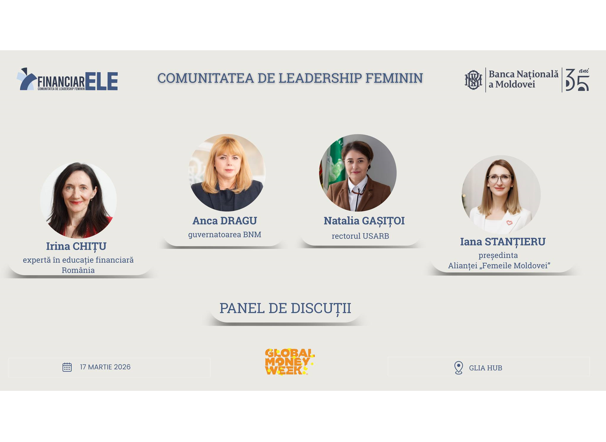 Evenimentul „FinanciarELE – comunitate de leadership feminin”