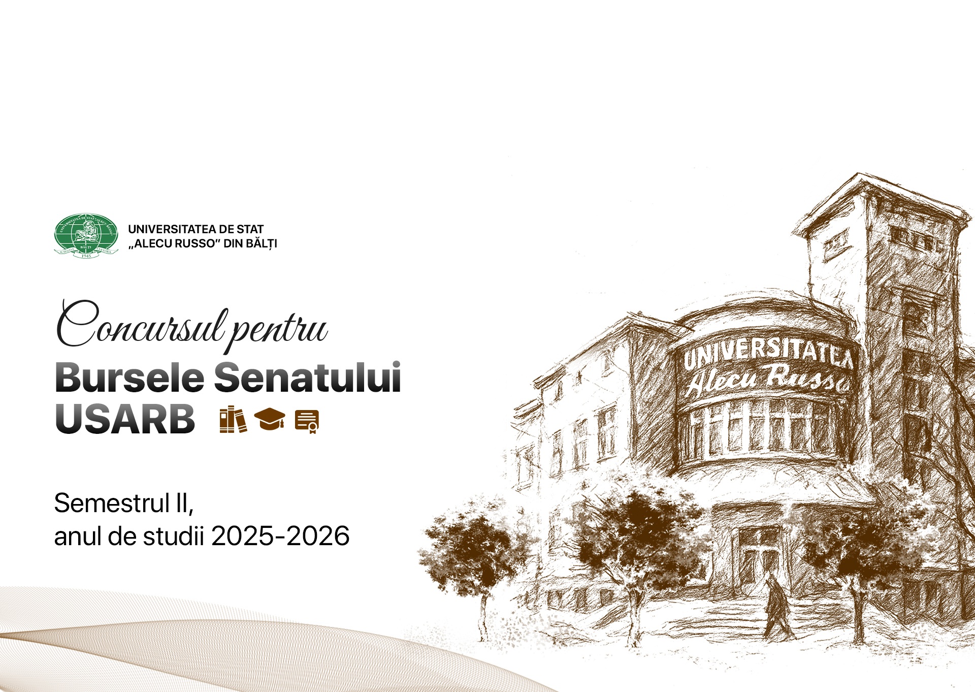 Concursul pentru Bursele Senatului USARB – Semestrul II, anul de studii 2025–2026