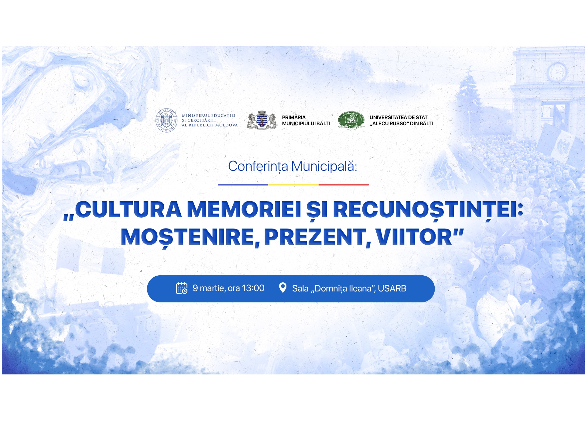 Conferința Municipală „Cultura memoriei și recunoștinței: moștenire, prezent, viitor”