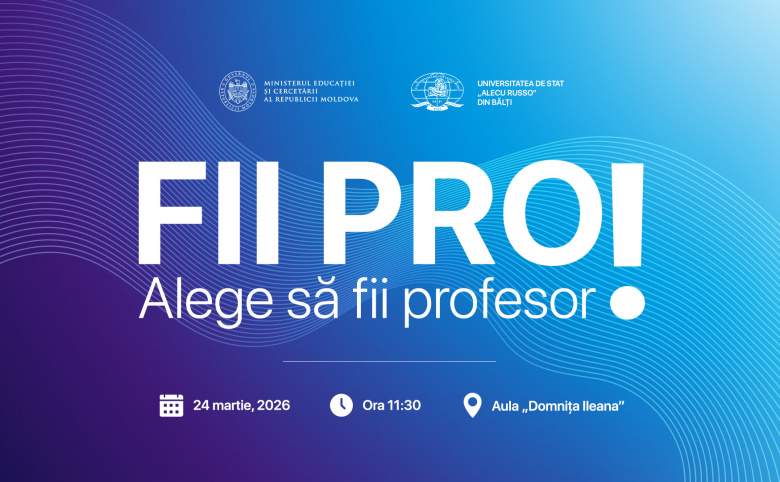 FII PRO! Alege să fii Profesor!